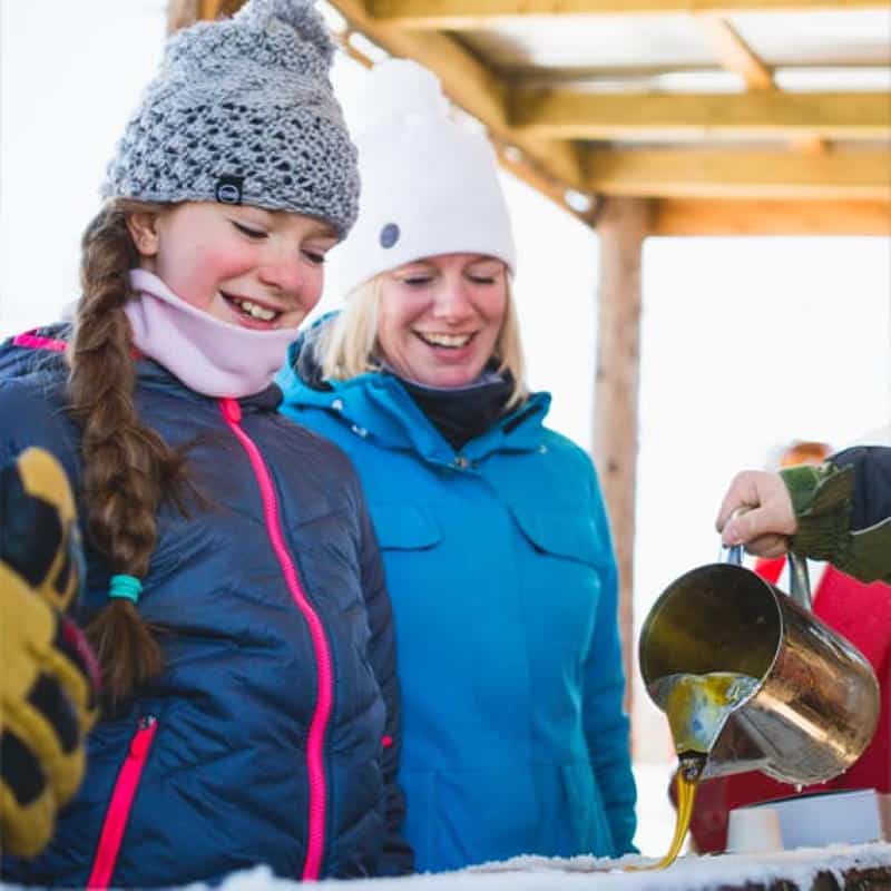 Enjoying a Winterlude sugar shack in Ottawa–Gatineau enveloped in KOMBI warmth