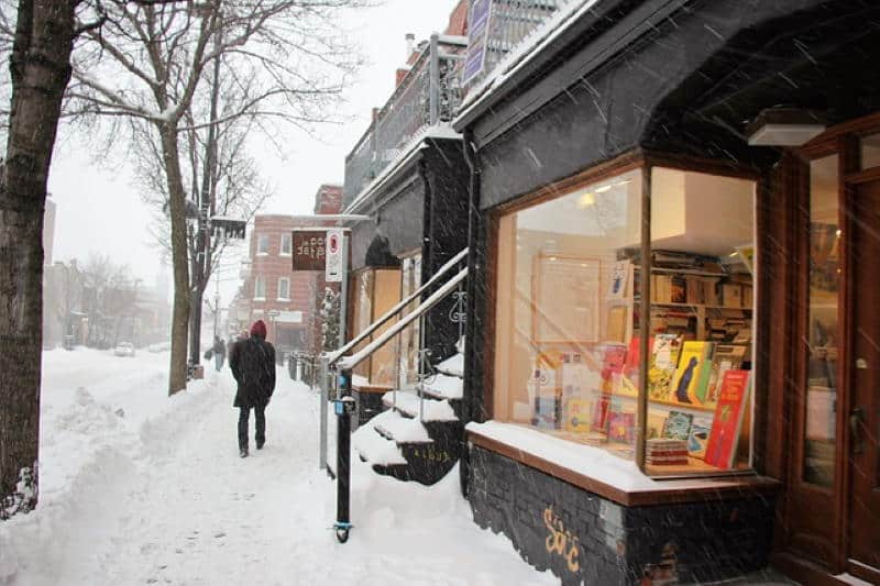 In Montreal, KOMBI keeps you warm on typical Quebec winter days